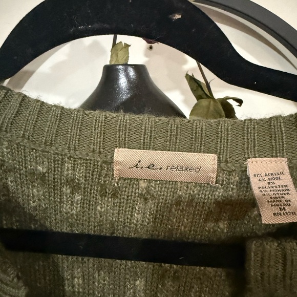 i.e relaxed wool cardigan tie in front - Picture 7 of 9